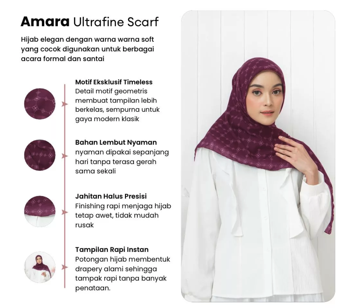  Diario Ultrafine Amara Scarf