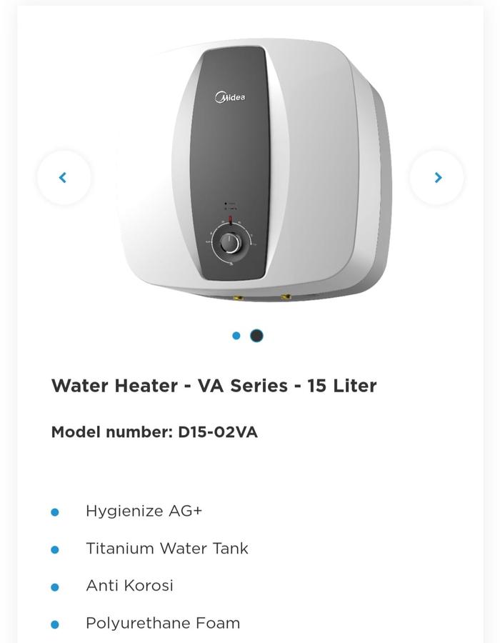 Midea Planet Indonesia Midea Electric Water Heater D15-02VA