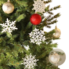 Hiasan Pohon Natal Snowflake Salju Kepingan