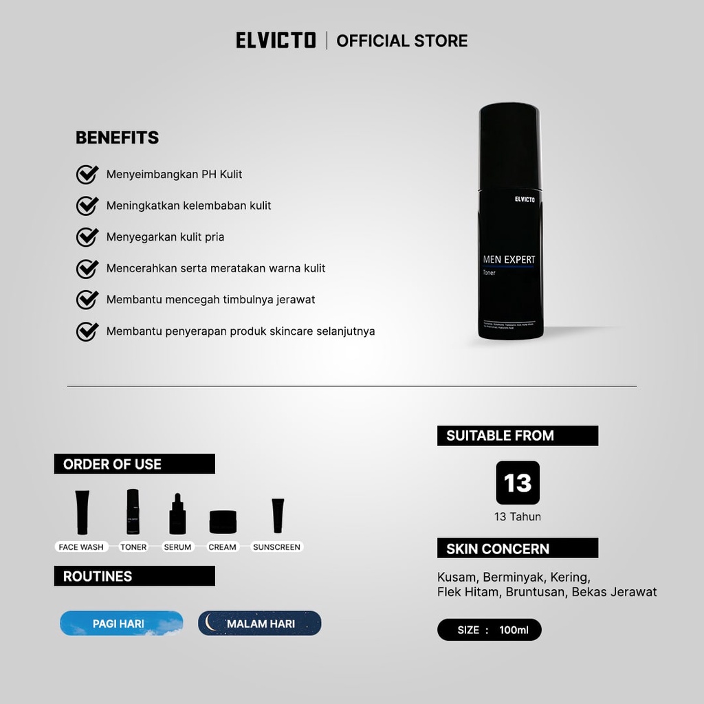  Elvicto Men Expert Toner