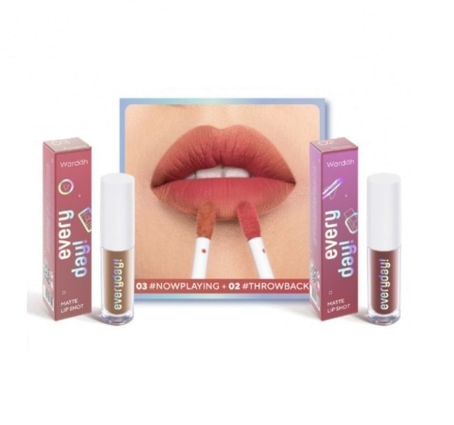 Wardah Everyday! Matte Lip Shot Paket Ombre Lip Cream