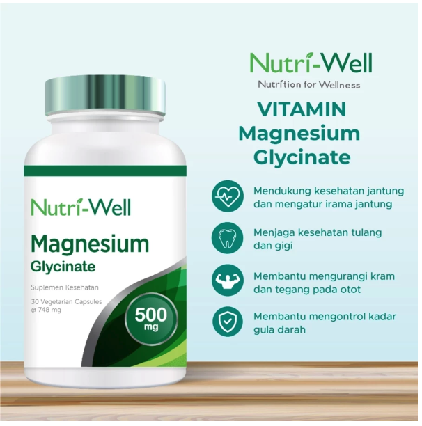 Viva Pharmaceutical Nutri-Well Magnesium Glycinate