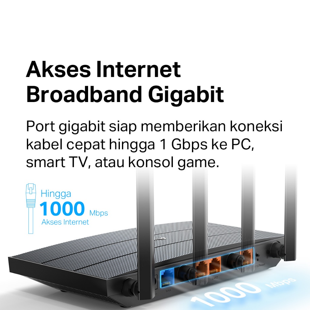 TPLink Indonesia TP-Link AX1500 Wi-Fi 6 Router Archer AX12