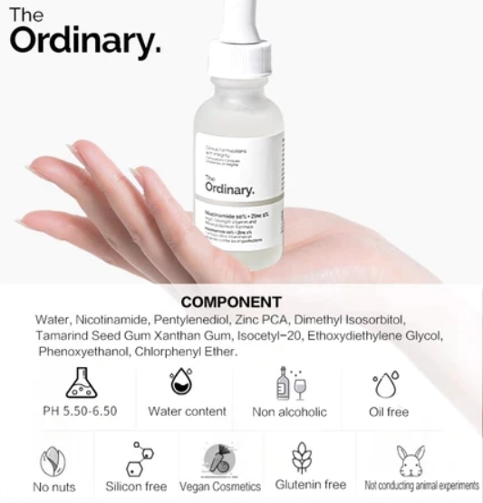 Deciem The Ordinary Niacinamide 10% + Zinc 1%