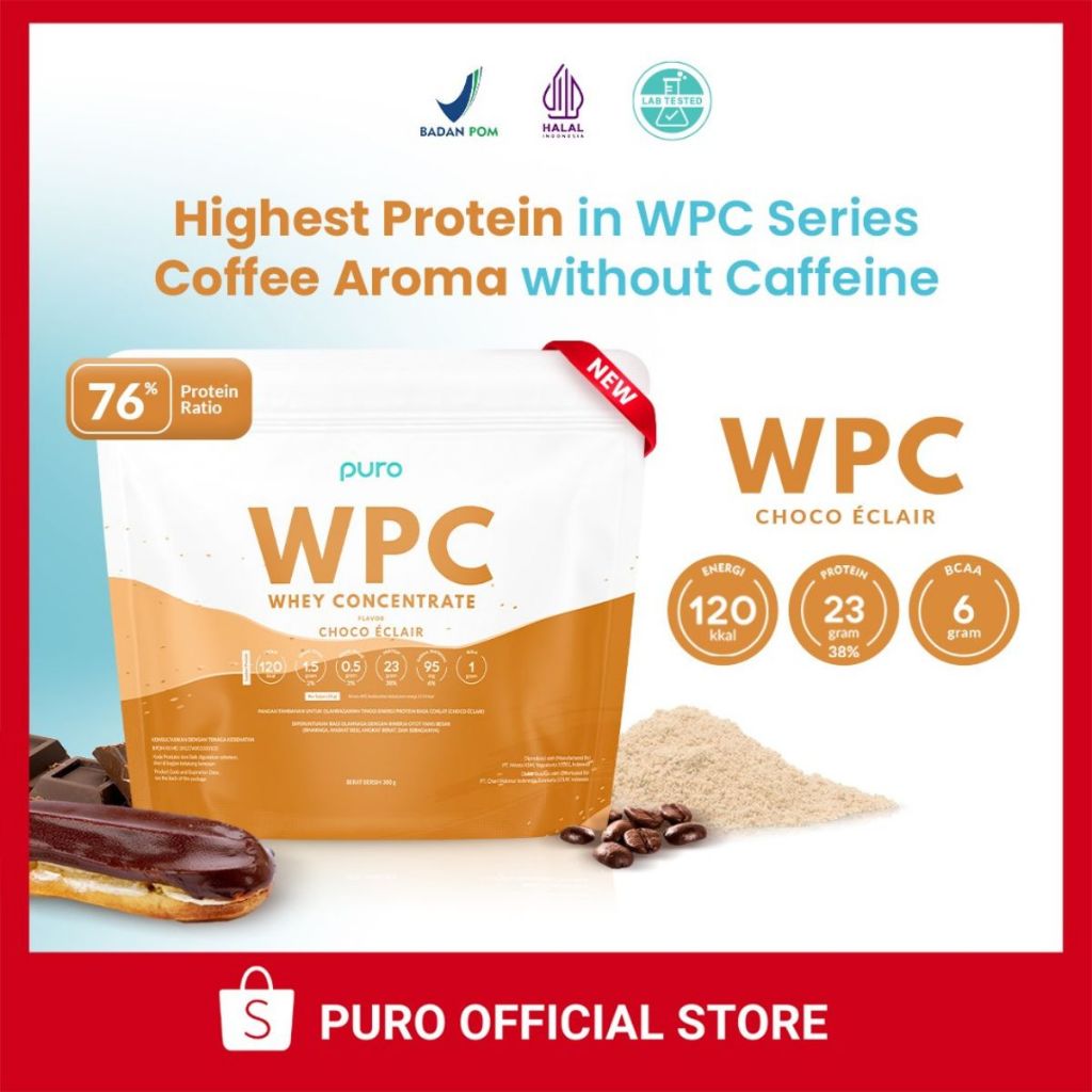 Puro Pure Nutrition WPC WPRO Whey Concentrate