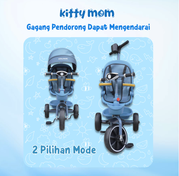  Kitty Mom Sepeda Stroller