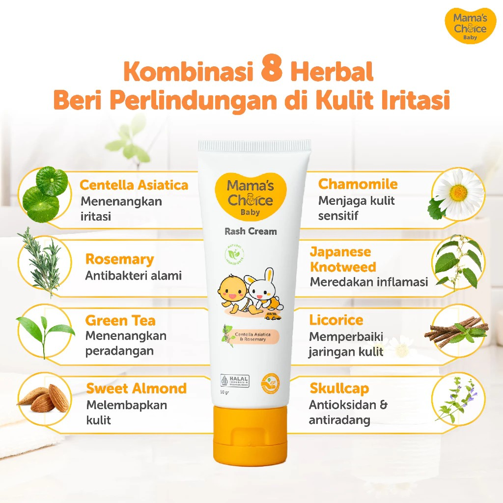 Mamac Distribusi Indo Mama’s Choice Baby Rash Cream