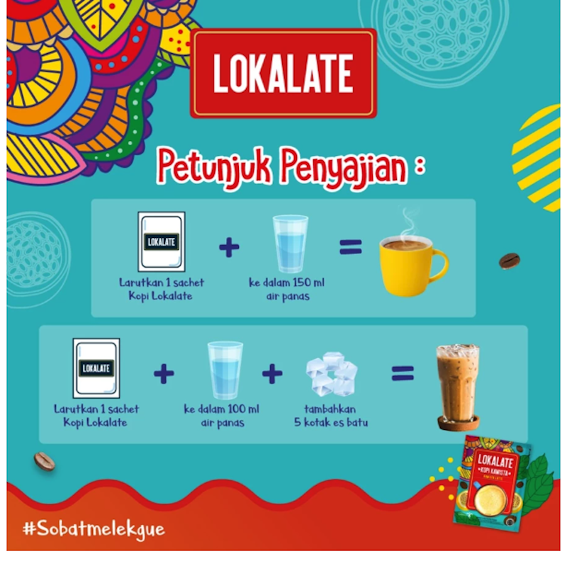 Lokalate Kopi Gula Aren (10 sachet x 15 gram) 3