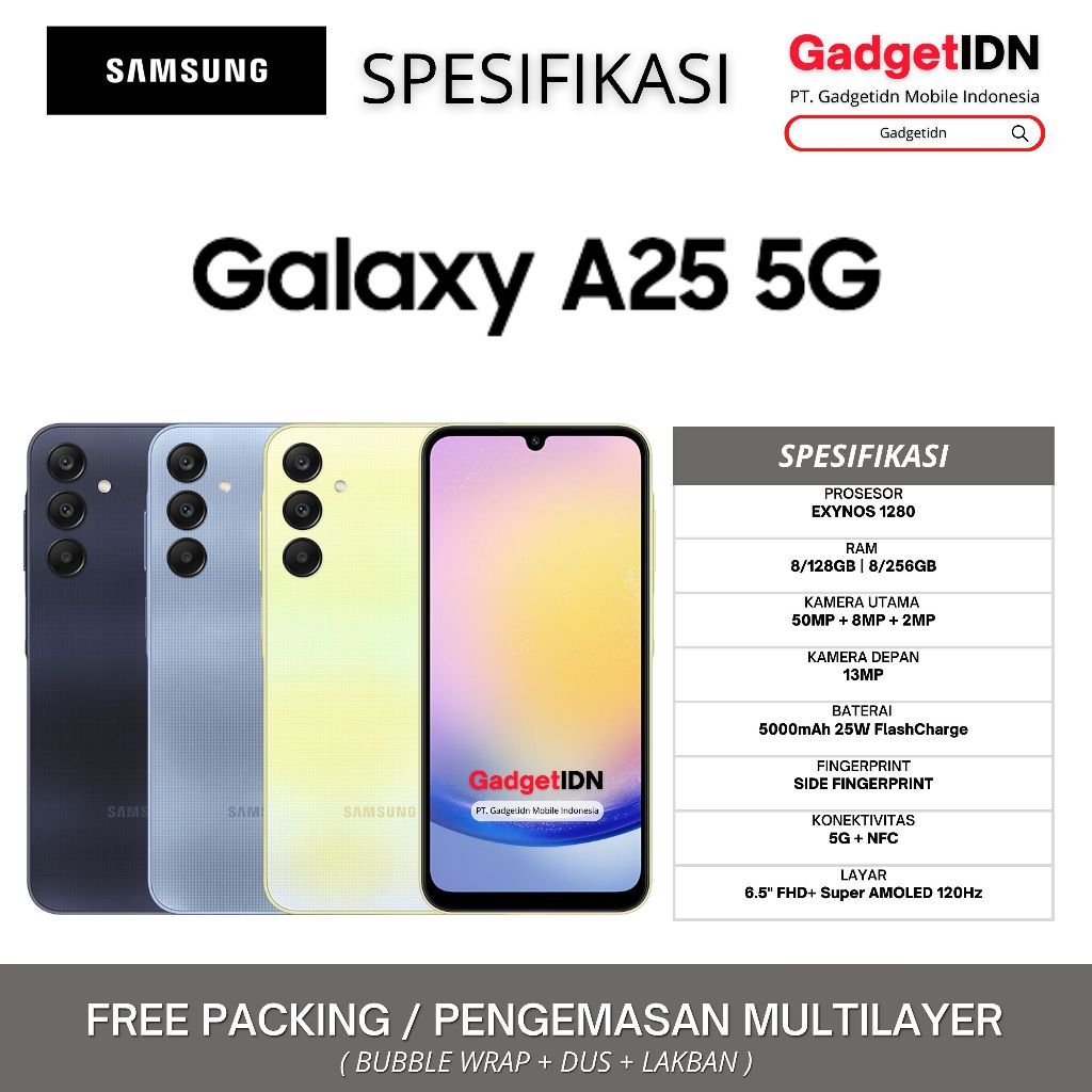 Galaxy A25 5G 8/256GB 4