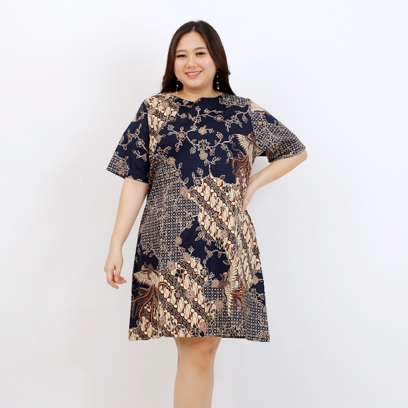 Model baju sales batik dress kekinian