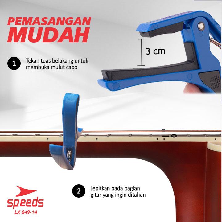 Capo Gitar Bahan Plastik 2