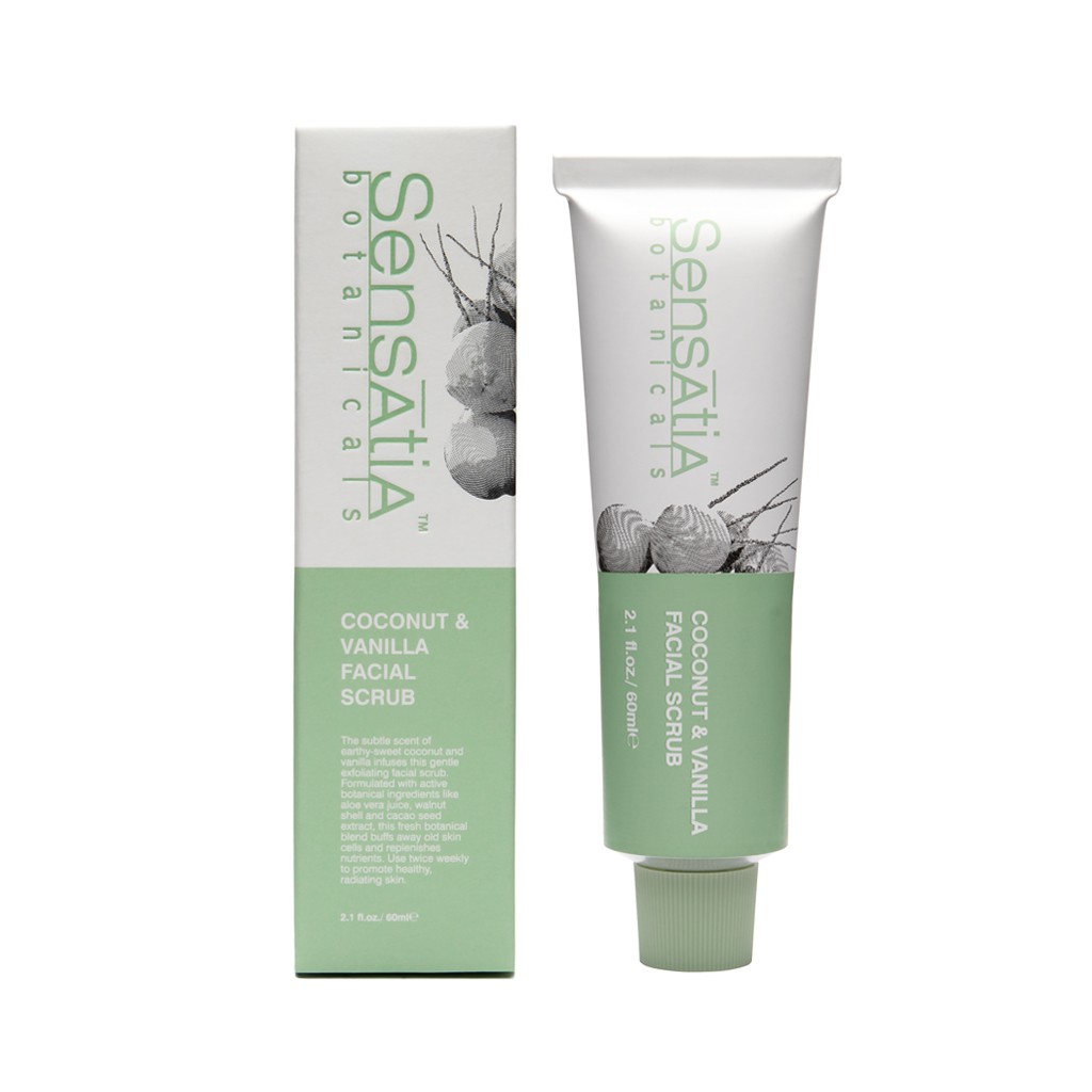 Sensatia Botanicals ｜ Coconut & Vanilla Facial Scrub