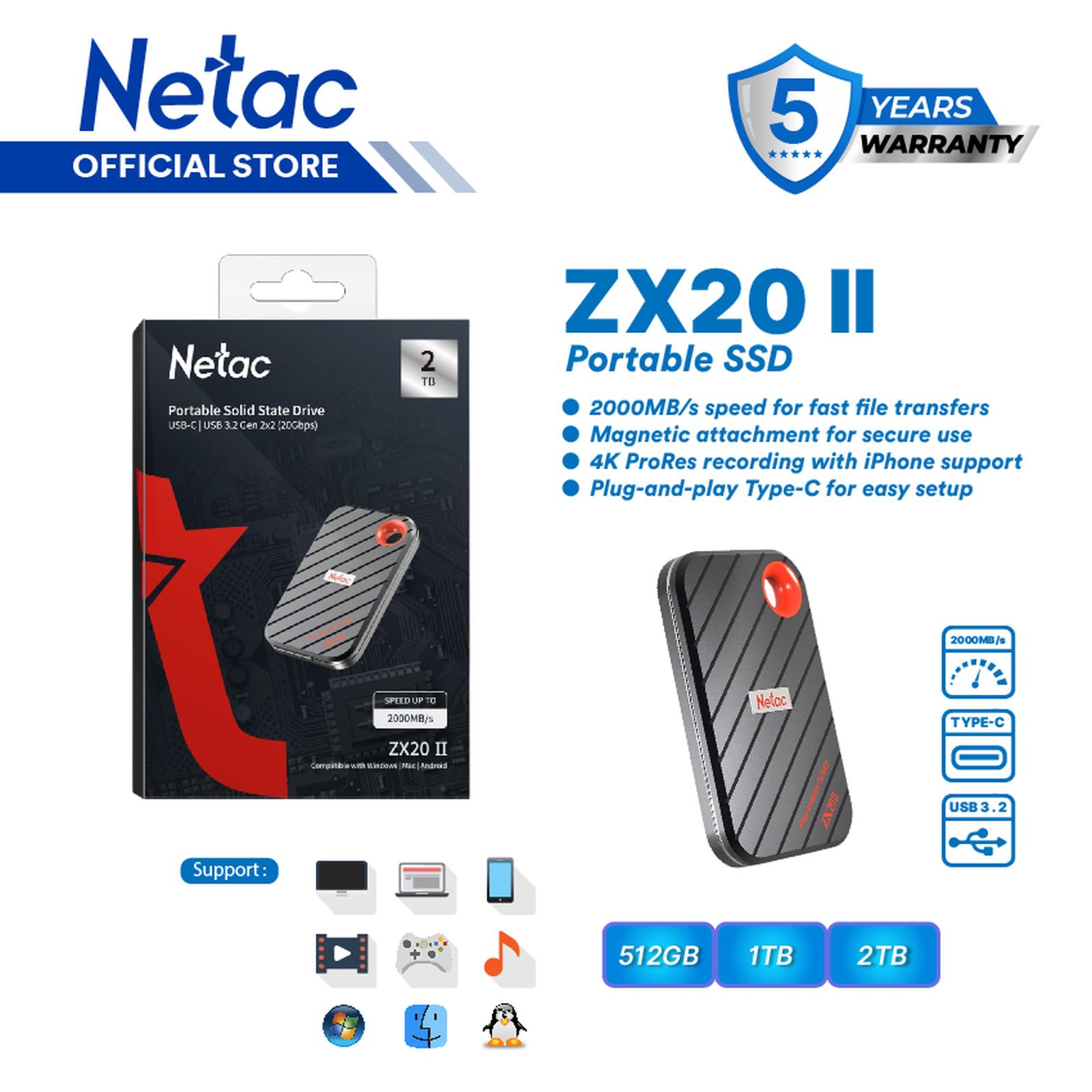 Netac II Magnetic External Portable SSD 5