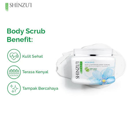 Shinzui Skin Lightening Body Scrub Kensho 200gr 3