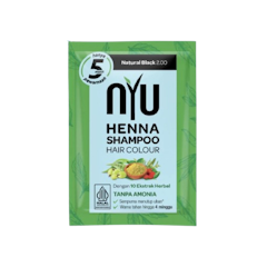 Henna Shampoo Hair Colour Natural Black