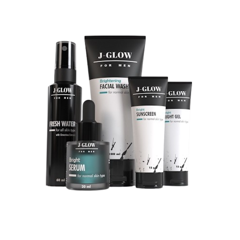 J-GLOW FOR MEN Paket Brightening Fresh Water 1