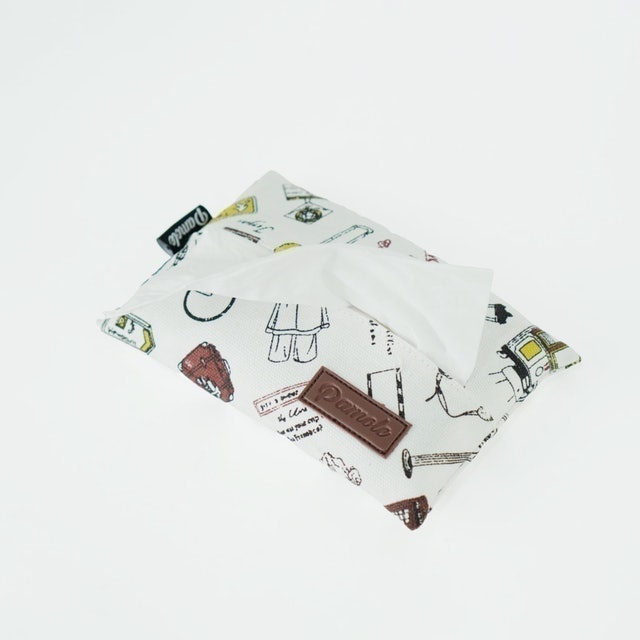 Tempat Tissue Bahan Kanvas Motif Lucu - Makie Series 5