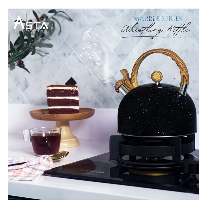 Asta Homeware  ASTA Whistling Kettle Marble