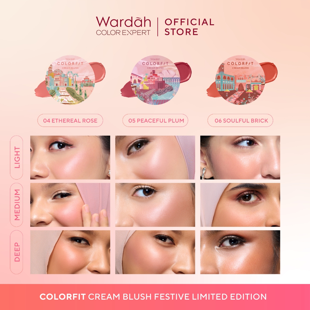 Paragon Technology and Innovation Wardah Colorfit Cream Blush 02 Merry Mauve
