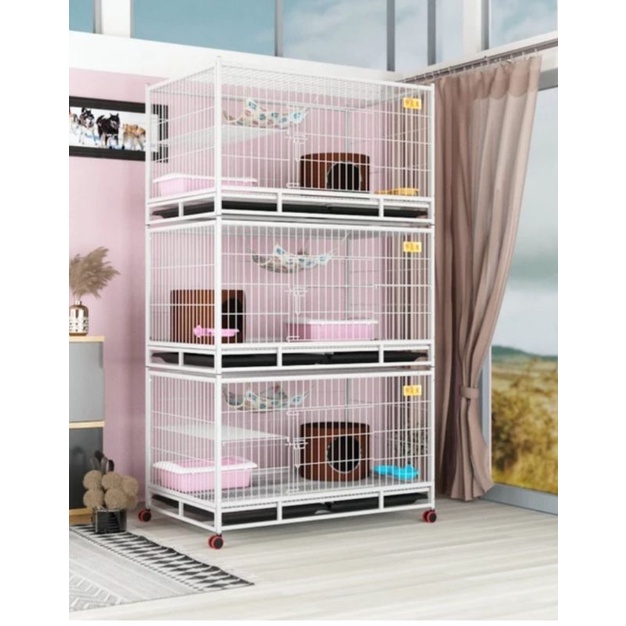 Smart Shop Solution Kandang Anjing Kucing Premium 3 Susun