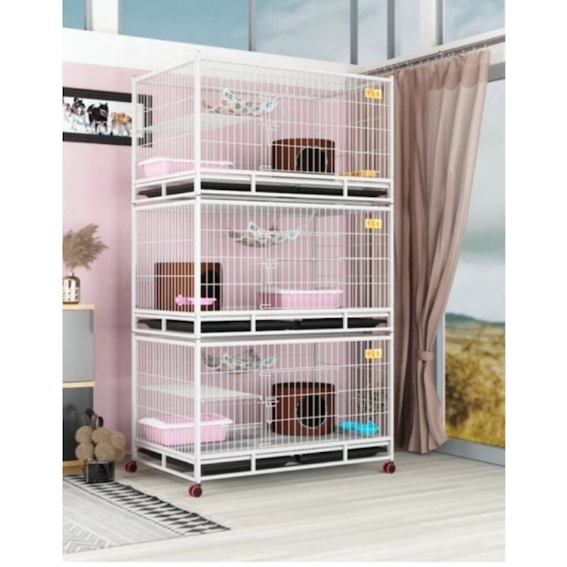 Kandang Anjing Kucing Premium 3 Susun 2