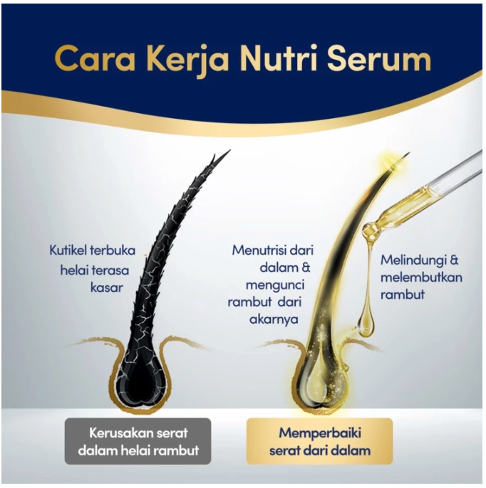Dove Serum Sampo Perawatan Rambut Rusak