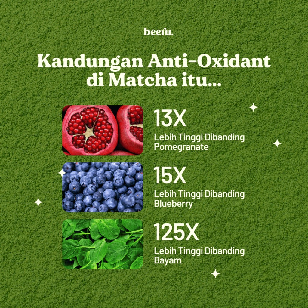 Berkat Rezeki Utama Beeru Pure Matcha Powder 