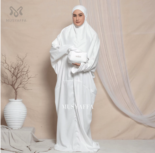  MUSYAFFA Mukena Terusan Dewasa Shafira Katun Premium