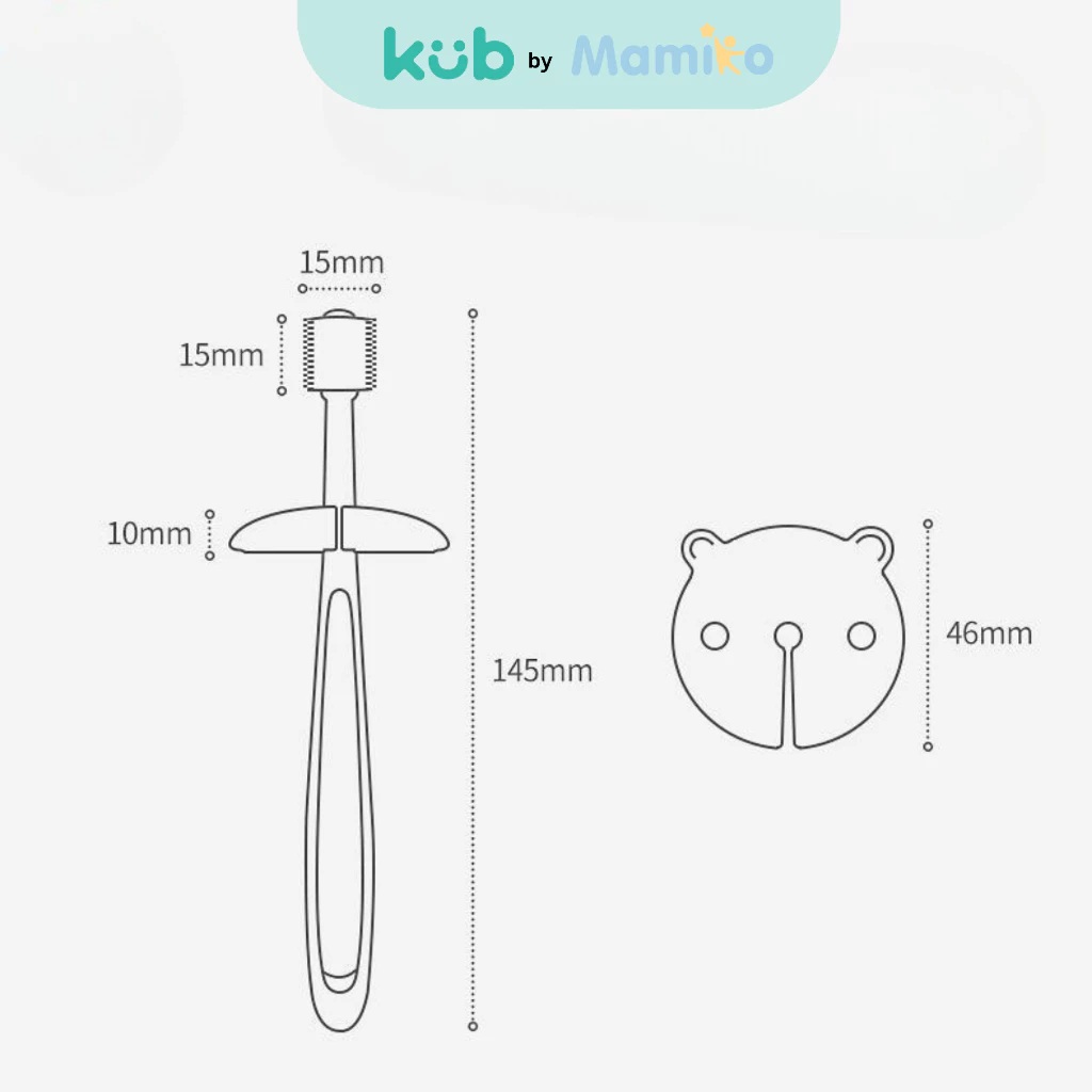  Mamiko Küb Toothbrush 360 Degree 