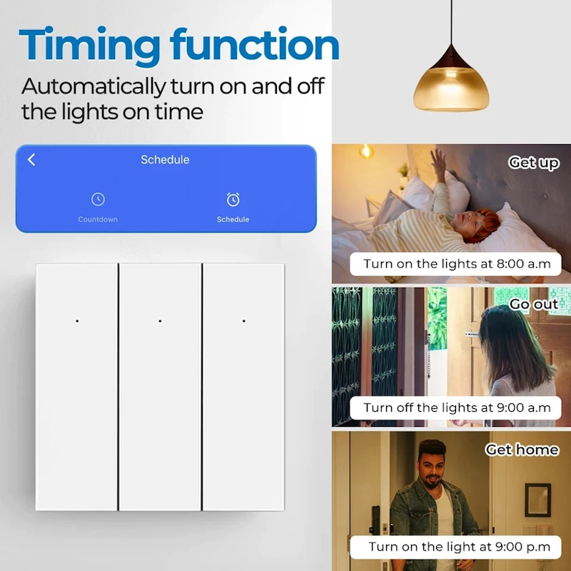 ALMO Tuya Wifi Smart Wall Switch 1 Gang 5