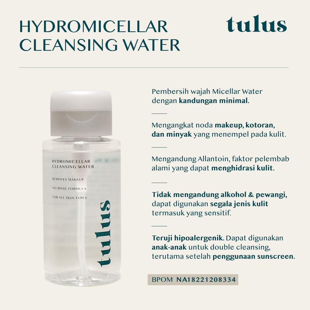 Cosmax Indonesia tulus Hydromicellar Cleansing Water