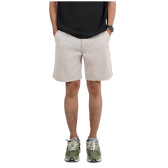 Fairgoods Celana Chinos Pendek Slim Fit Coklat Khaki