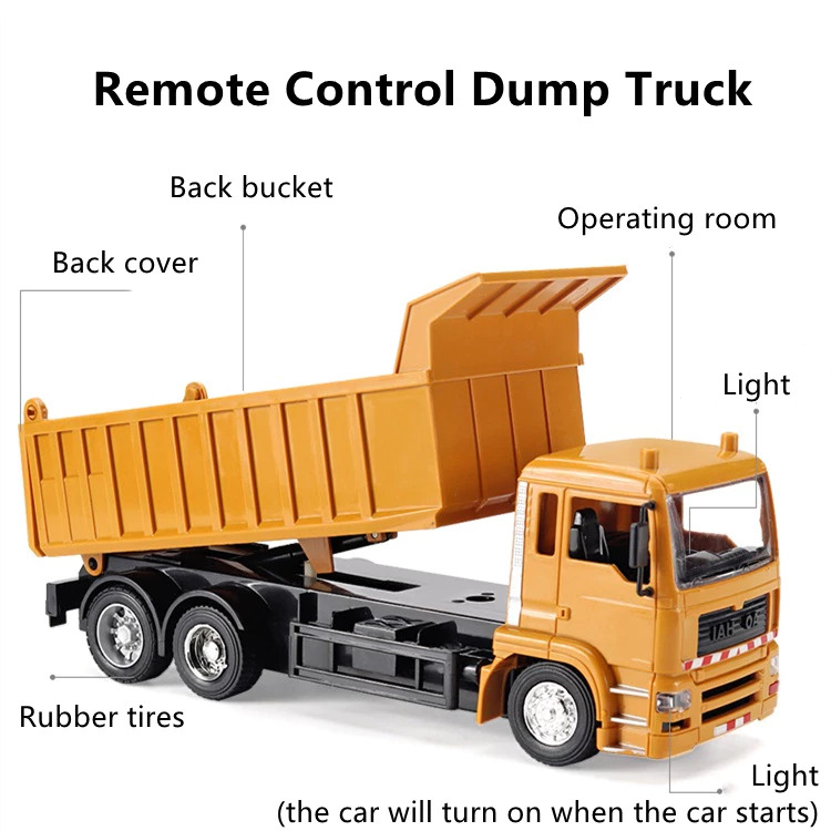 HELIK Remote Control Dump Truck  4