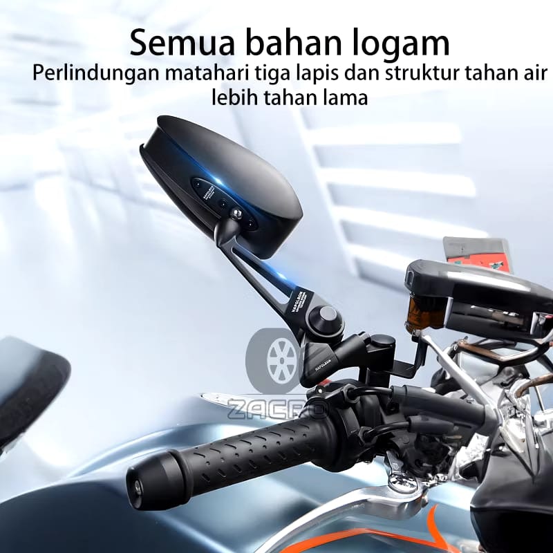 Zacro S4 Spion Motor Anti Silau Cermin Blu-ray 5