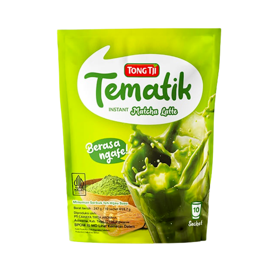 Tong Tji Tematik Matcha Latte Instant Pouch