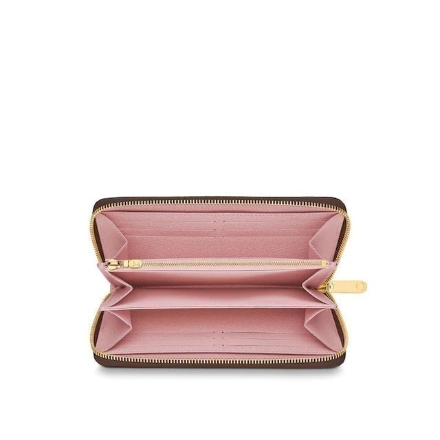 Louis Vuitton Zippy Wallet Rose Ballerine Monogram Canvas M41894