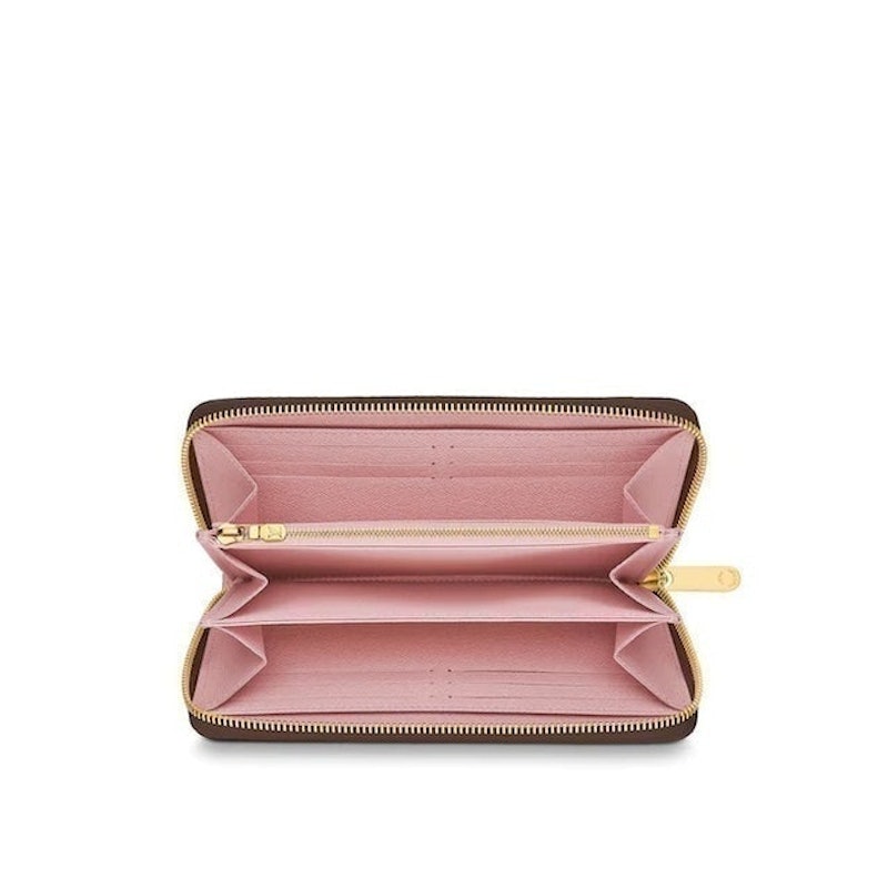 Zippy Wallet Rose Ballerine Monogram Canvas 2