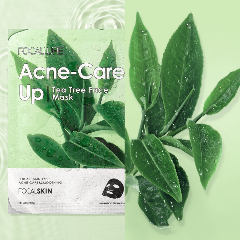 FCL Internasional Indonesia FOCALLURE Acne-Care Up Tea Tree Face Mask