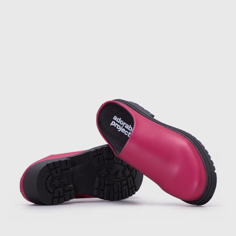 Adorable Projects Emery Mules Fuchsia 4