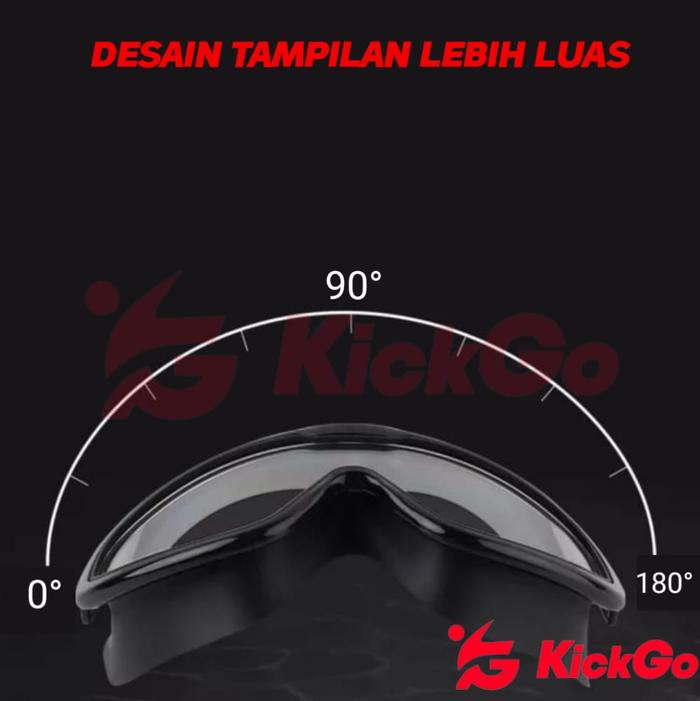 KickGo Kacamata Renang UV Big Frame 3