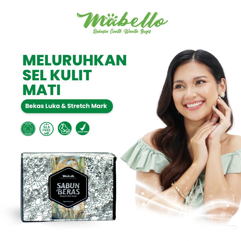 Mabello Sabun Beras Hitam (Bedda Lotong) 3