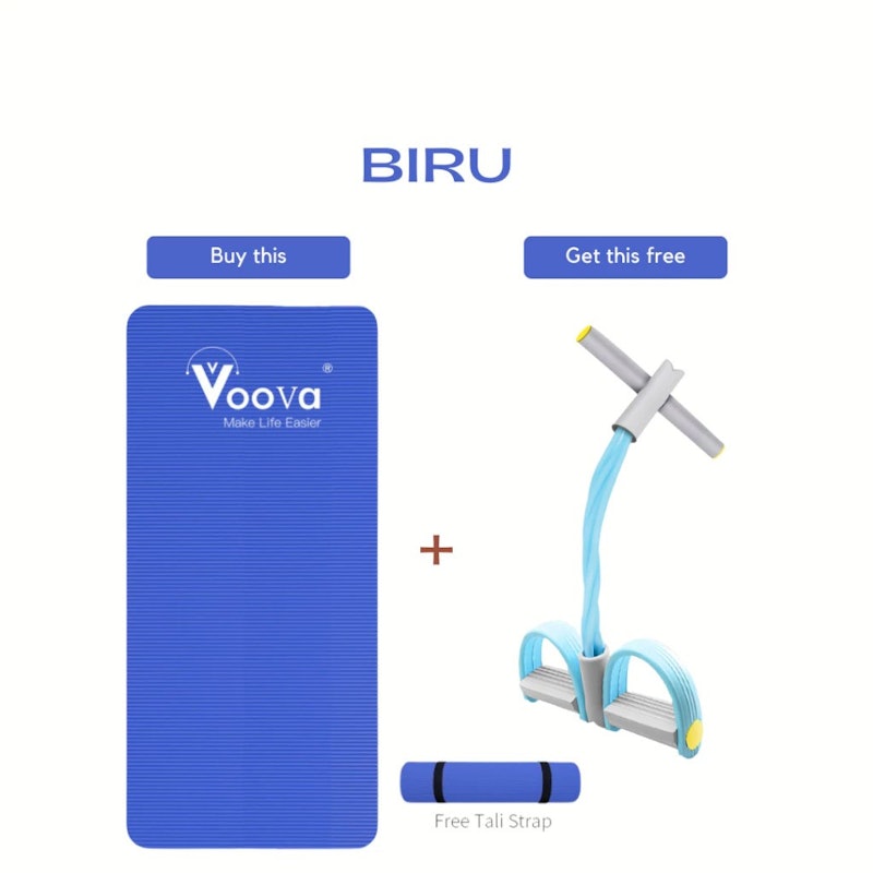 Voova Bundle Matras dan Tummy Trimmer 4 Tube 2
