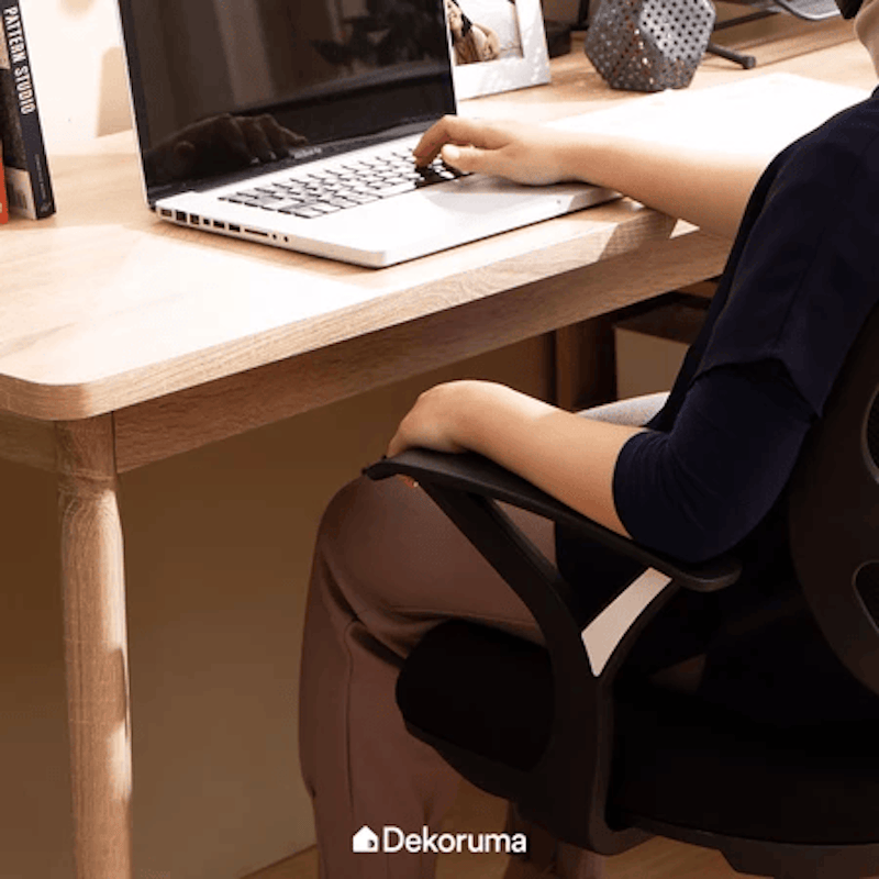Dekoruma Donati Kursi Kantor Black 3