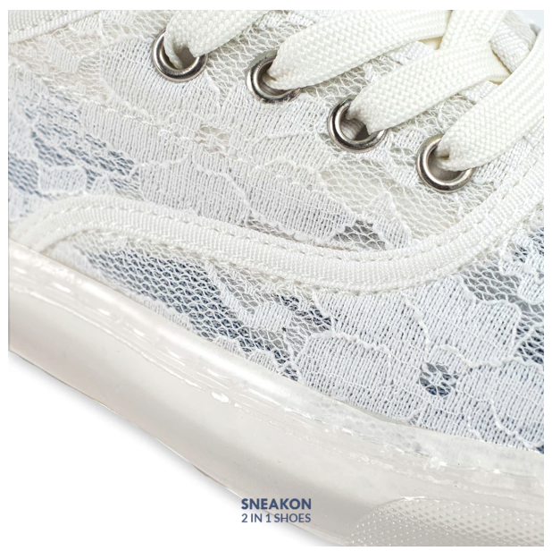 Sneakon Indonesia Group Sneakon Lace 2in1 White Women