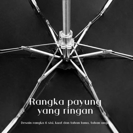 KKV Internasional Indonesia OH!SOME AINUOWEI Flat Mini Sun Umbrella