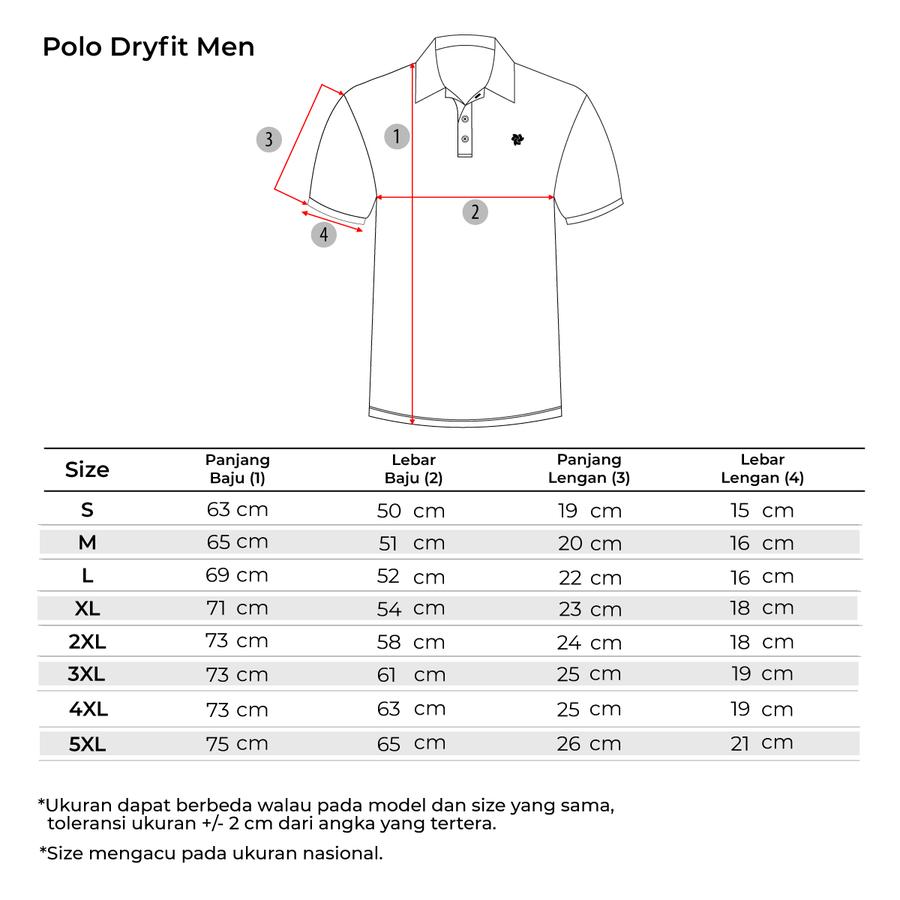 Tiento Indonesia Juara Tiento Dry-Fit Poloshirt Men