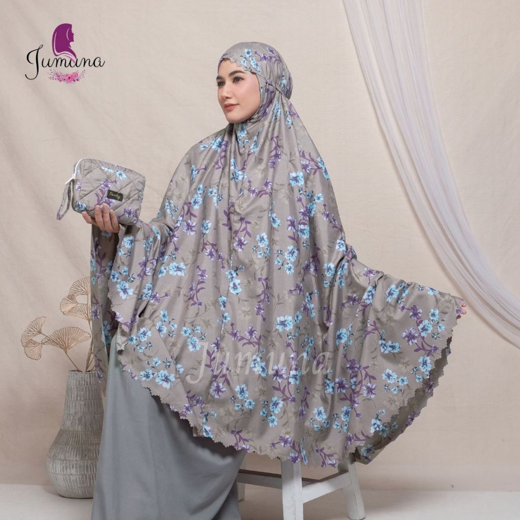  Jumuna Mukena Travelling Laser Cut Motif