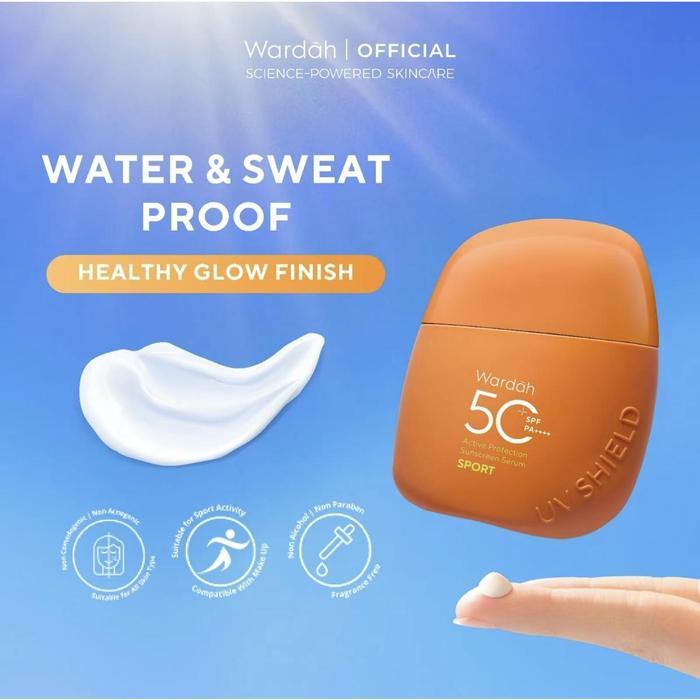 Paragon Technology and Innovation Wardah UV Shield Active Protection Sunscreen Serum SPF 50+ PA++++