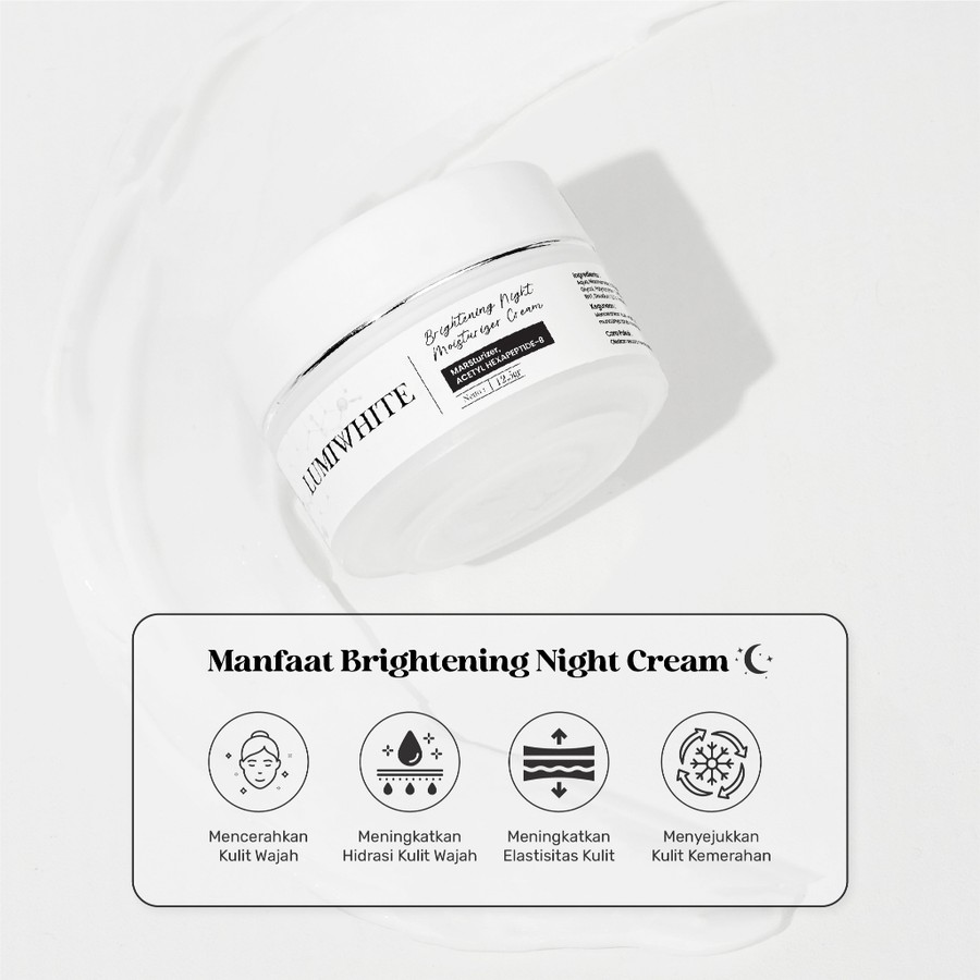 Athena Royal Indonesia Lumiwhite Brightening Night Moisturizer Cream
