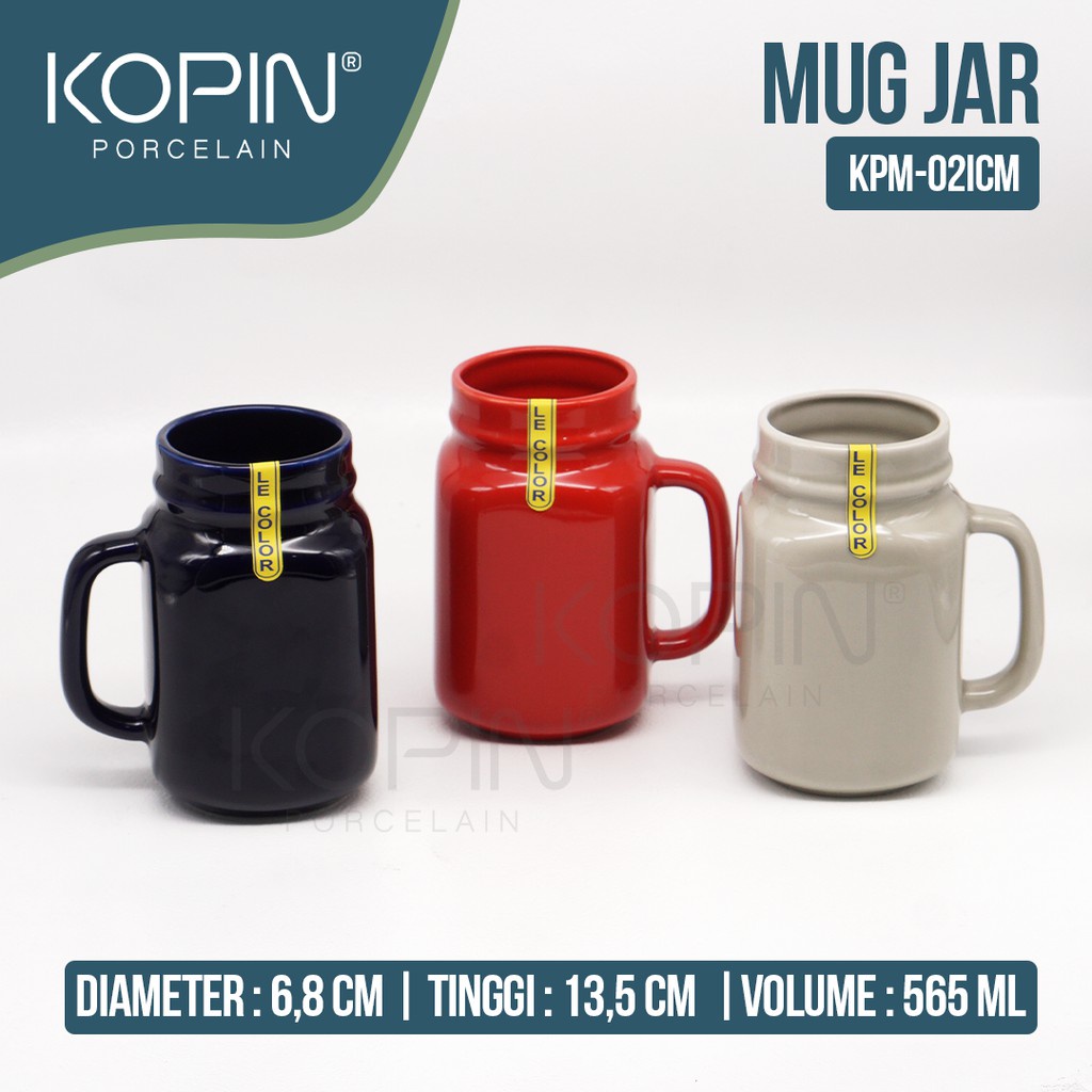 Kopin Gelas (Mug) Jar Porcelain 4